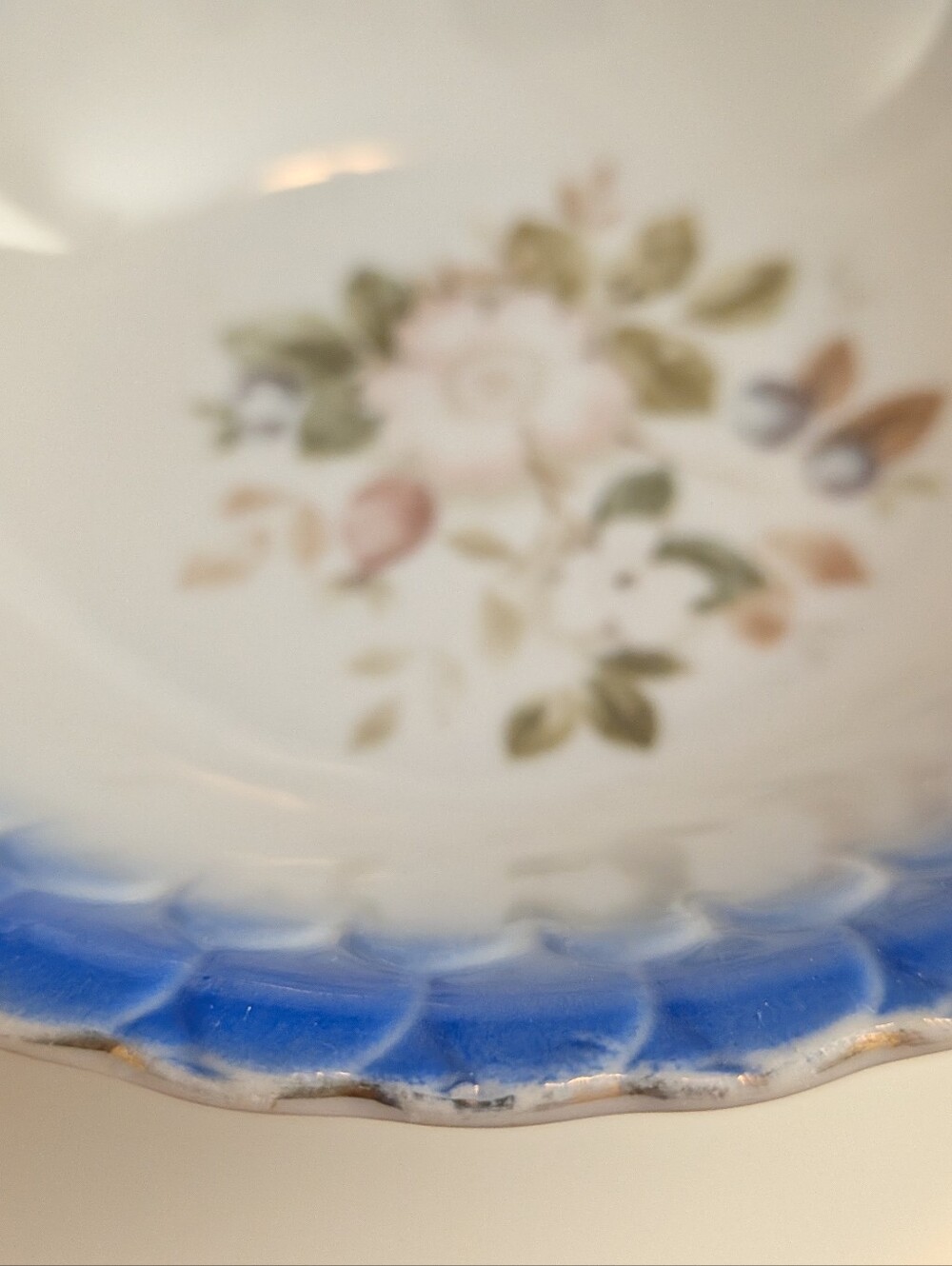 1950s Nippon Yoko Boeki, 5" Porcelain Scalloped Bowl – Japanese Vintage - Picture 6 of 9